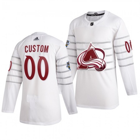Colorado Avalanche Personalizado Wit Adidas 2020 NHL All-Star Authentic Shirt - Mannen